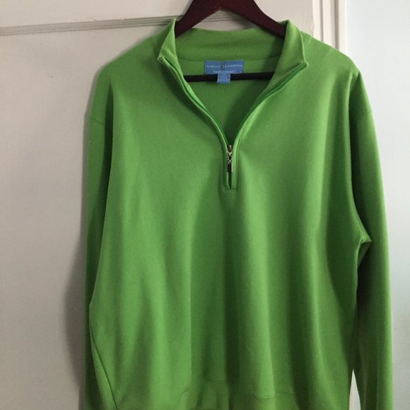 Fairway & Greene Men's Performance Quarter Zip, Size Large - Picture 4 of 4